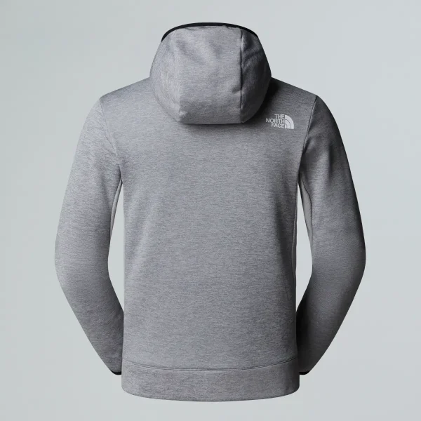 THE NORTH FACE - פליס גברים עם רוכסן מלא MOUNTAIN ATHLETICS – TA8DY7EB9 – tnf-pale-grey-heather-meld-grey – 8