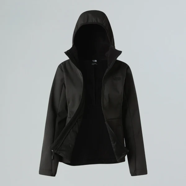 THE NORTH FACE - ג'קט סופטשל נשים QUEST HIGHLOFT – TA8DZJKS7 – tnf-black-heather – 1