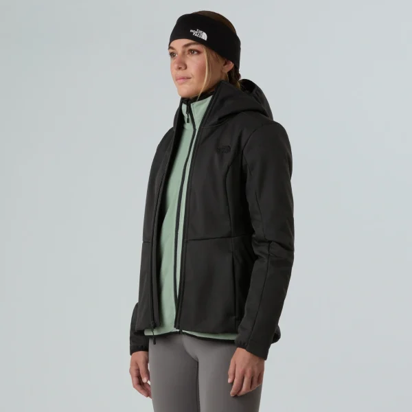 THE NORTH FACE - ג'קט סופטשל נשים QUEST HIGHLOFT – TA8DZJKS7 – tnf-black-heather – 3