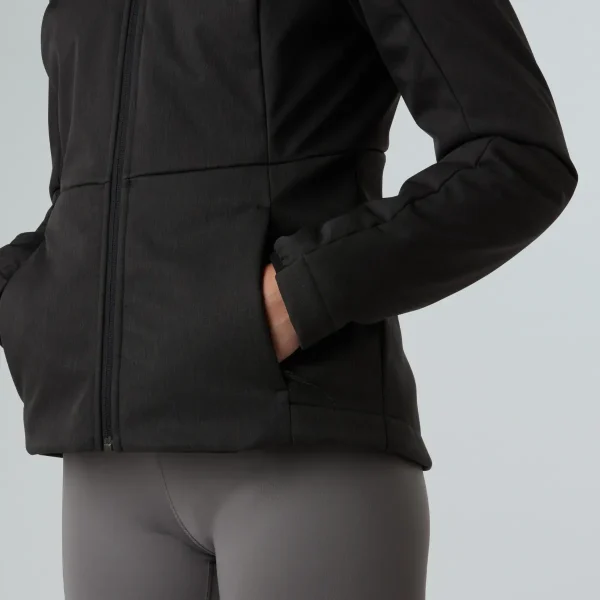THE NORTH FACE - ג'קט סופטשל נשים QUEST HIGHLOFT – TA8DZJKS7 – tnf-black-heather – 5