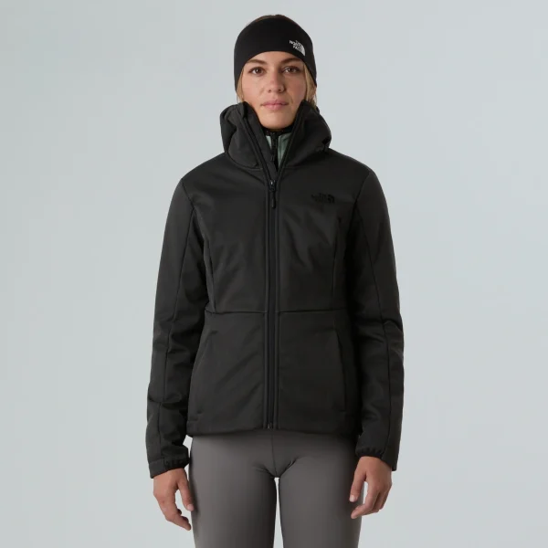 THE NORTH FACE - ג'קט סופטשל נשים QUEST HIGHLOFT – TA8DZJKS7 – tnf-black-heather – 1