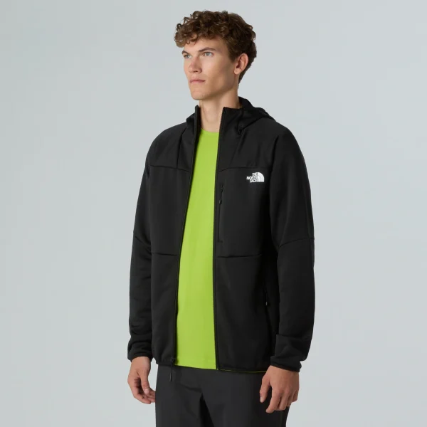 THE NORTH FACE - ג'קט פליס גברים עם רוכסן מלא METEORA – TA8E1KJK3 – tnf-black – 3