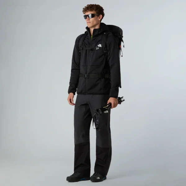 THE NORTH FACE - ג'קט פליס גברים עם רוכסן מלא METEORA – TA8E1KJK3 – tnf-black – 4