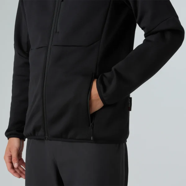 THE NORTH FACE - ג'קט פליס גברים עם רוכסן מלא METEORA – TA8E1KJK3 – tnf-black – 7
