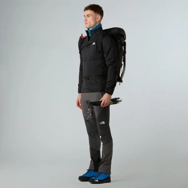 THE NORTH FACE - ג'קט פליס גברים עם רבע רוכסן METEORA – TA8E1MJK3 – tnf-black – 3