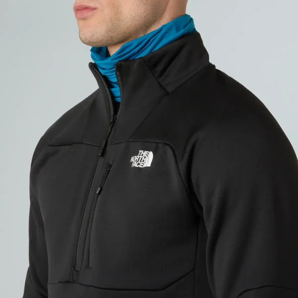 THE NORTH FACE - ג'קט פליס גברים עם רבע רוכסן METEORA – TA8E1MJK3 – tnf-black – 5