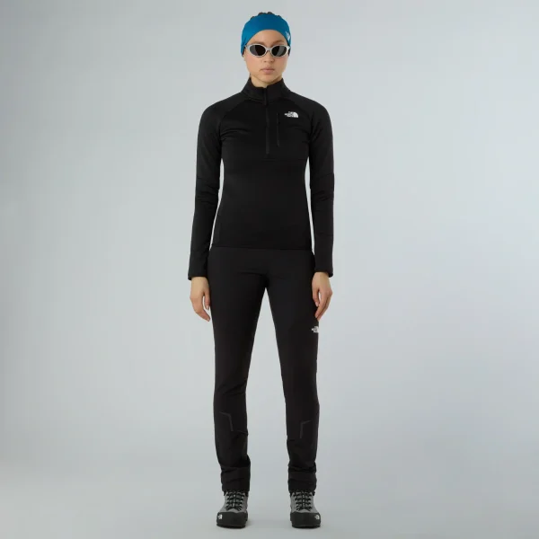 THE NORTH FACE - פליס נשים עם רבע רוכסן METEORA – TA8E2SJK3 – tnf-black – 1