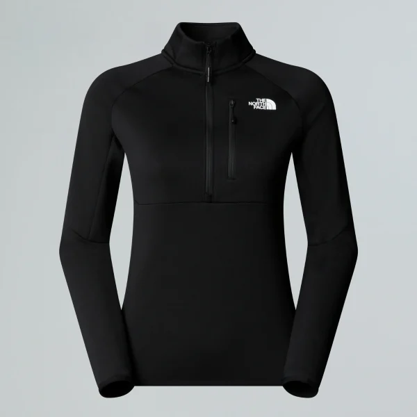 THE NORTH FACE - פליס נשים עם רבע רוכסן METEORA – TA8E2SJK3 – tnf-black – 8