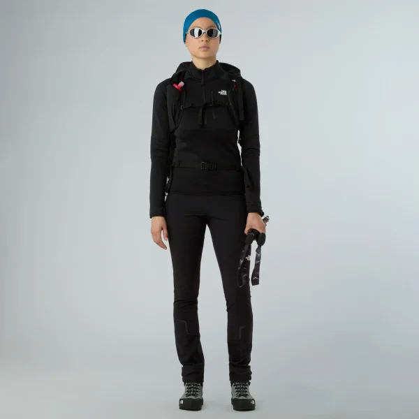 THE NORTH FACE - פליס נשים עם רבע רוכסן METEORA – TA8E2SJK3 – tnf-black – 3
