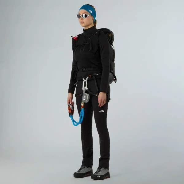 THE NORTH FACE - פליס נשים עם רבע רוכסן METEORA – TA8E2SJK3 – tnf-black – 4