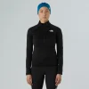 THE NORTH FACE - פליס נשים עם רבע רוכסן METEORA – TA8E2SJK3 – tnf-black – 1