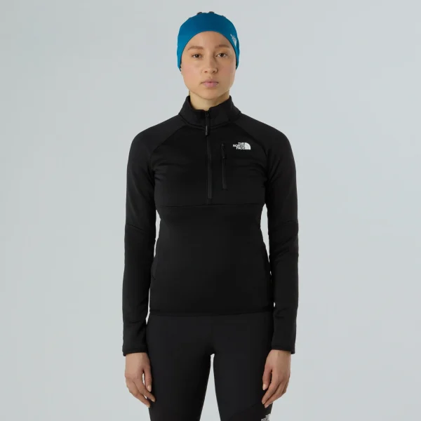 THE NORTH FACE - פליס נשים עם רבע רוכסן METEORA – TA8E2SJK3 – tnf-black – 1
