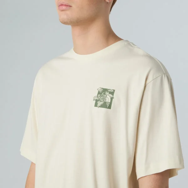 THE NORTH FACE - חולצת טי קצרה גברים CONNECT RELAXED – TA8E3YQLI – white-dune – 5