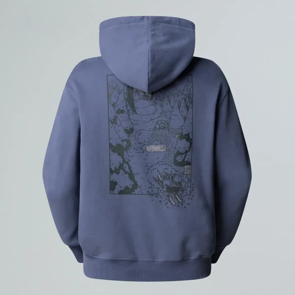 THE NORTH FACE - קפוצ'ון יוניסקס POWDER DAYS RELAXED – TA8E4GBTR – twilight-galaxy – 1