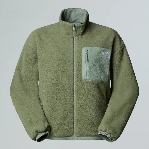 THE NORTH FACE - ג'קט פליס דו צדדי נשים YUMIORI – TA8E87D5M – slate-moss-bark-mist – 9