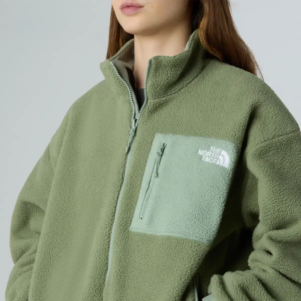 THE NORTH FACE - ג'קט פליס דו צדדי נשים YUMIORI – TA8E87D5M – slate-moss-bark-mist – 5