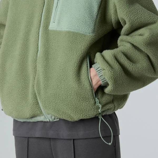 THE NORTH FACE - ג'קט פליס דו צדדי נשים YUMIORI – TA8E87D5M – slate-moss-bark-mist – 6