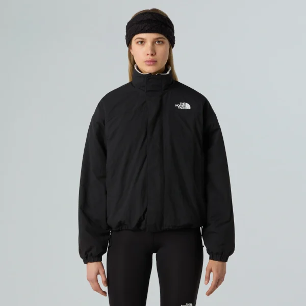 THE NORTH FACE - ג'קט פליס דו צדדי נשים YUMIORI – TA8E87VOR – tnf-black-white-dune – 1