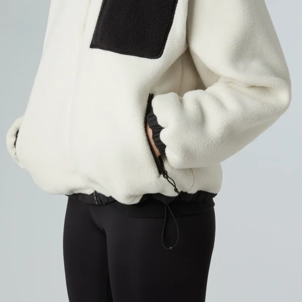 THE NORTH FACE - ג'קט פליס דו צדדי נשים YUMIORI – TA8E87VOR – tnf-black-white-dune – 6