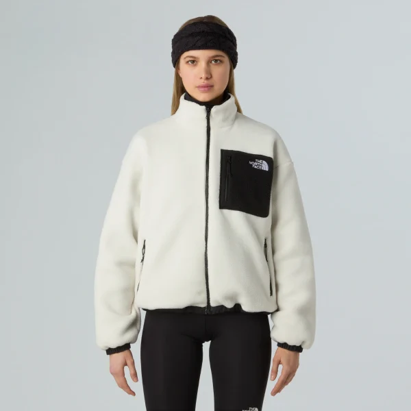 THE NORTH FACE - ג'קט פליס דו צדדי נשים YUMIORI – TA8E87VOR – tnf-black-white-dune – 1