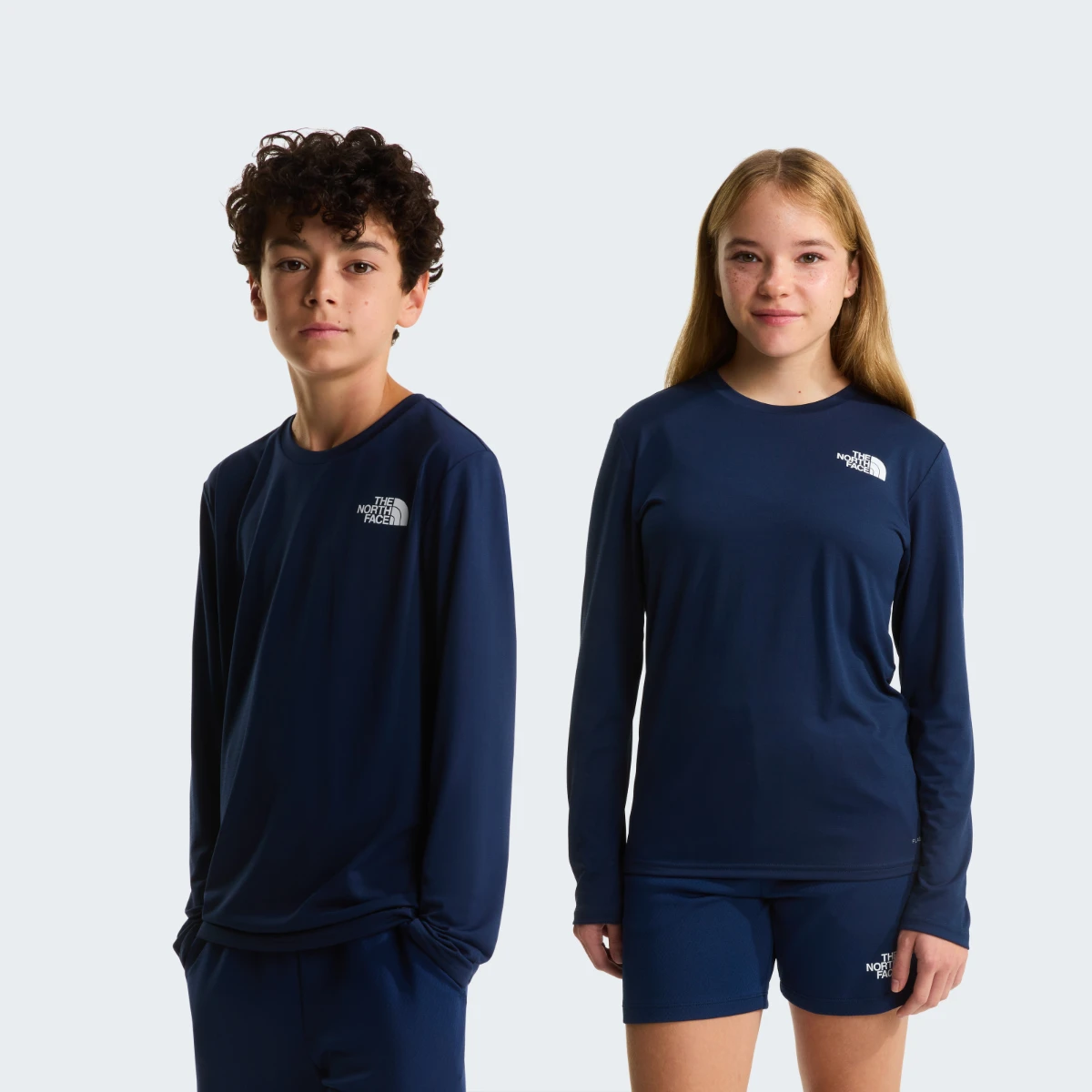 THE NORTH FACE - חולצה טי ארוכה נוער 24/7 – TA8EB88K2 – summit-navy – 1