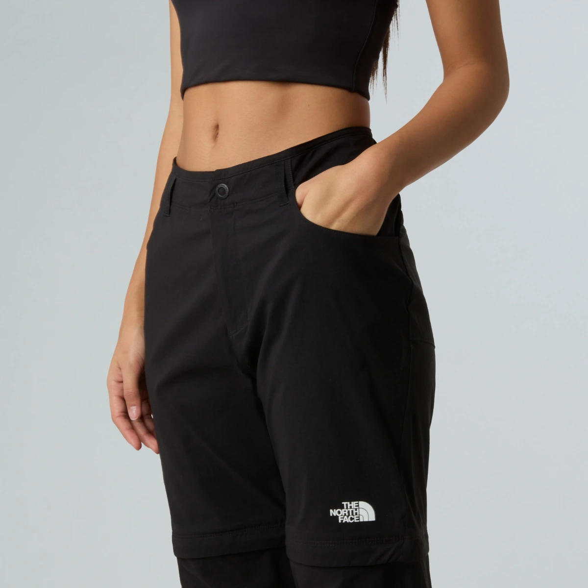 THE NORTH FACE - מכנסי טיולים מתקצרים נשים EXPLORATION – TA8EC8JK3 – tnf-black – 4