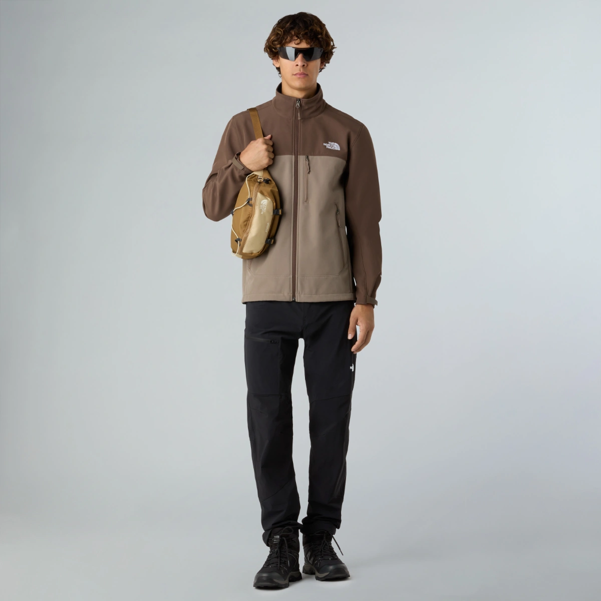 THE NORTH FACE - ג'קט סופטשל גברים APEX BIONIC – TA8EJCE2V – smokey-brown-mocha-brown – 1