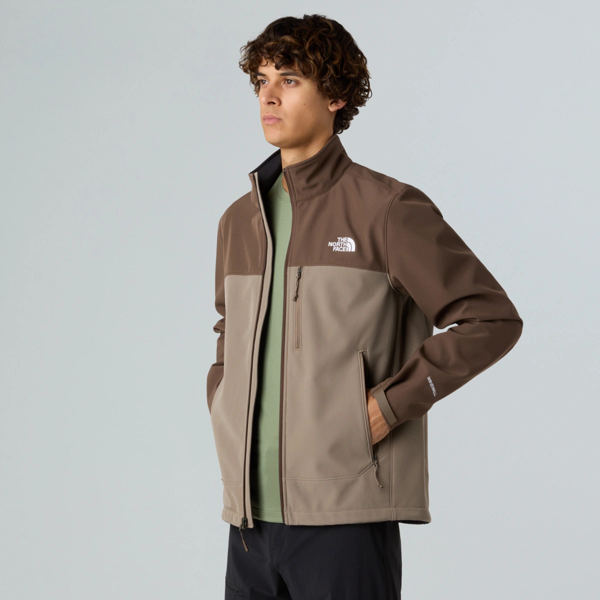 THE NORTH FACE - ג'קט סופטשל גברים APEX BIONIC – TA8EJCE2V – smokey-brown-mocha-brown – 3
