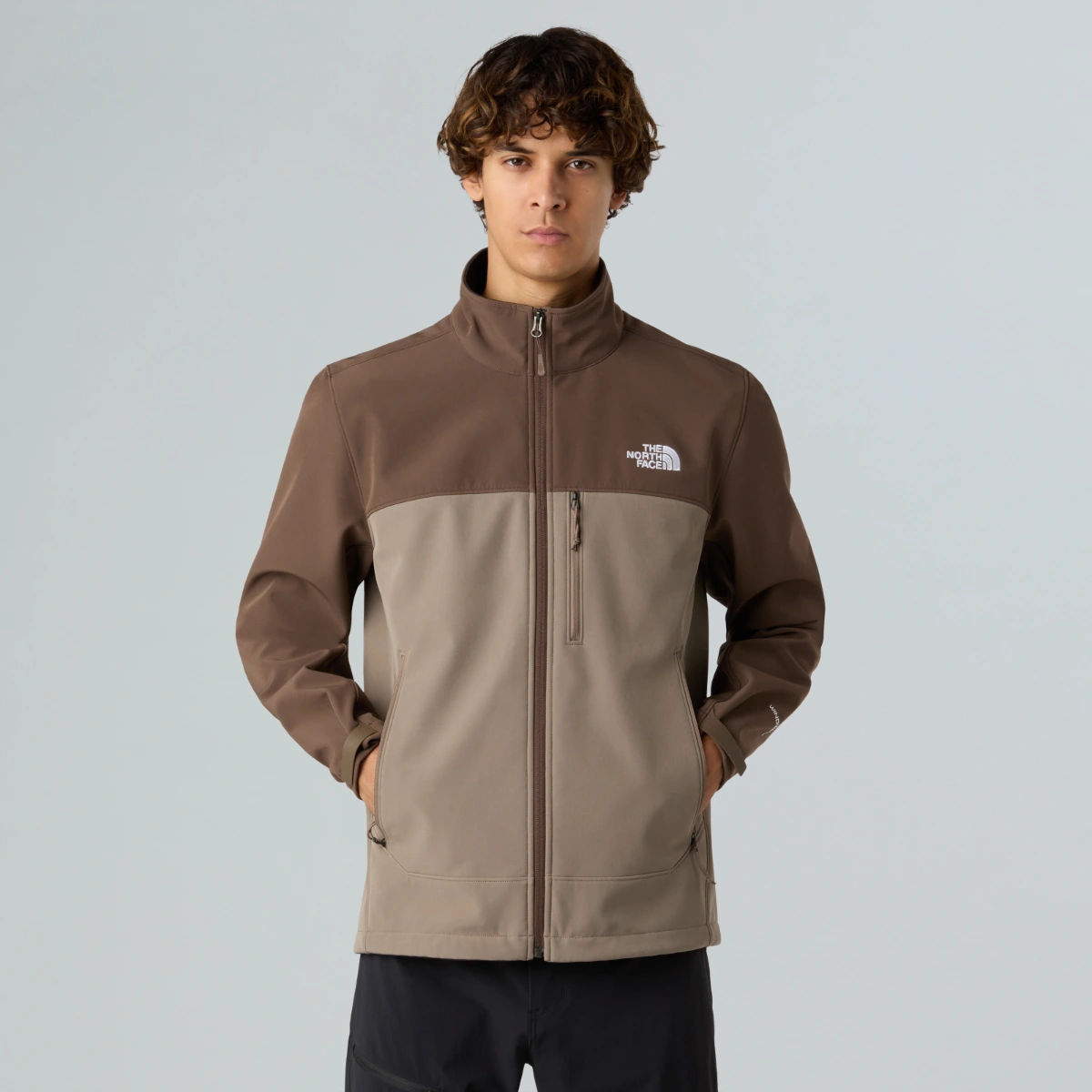 THE NORTH FACE - ג'קט סופטשל גברים APEX BIONIC – TA8EJCE2V – smokey-brown-mocha-brown – 1
