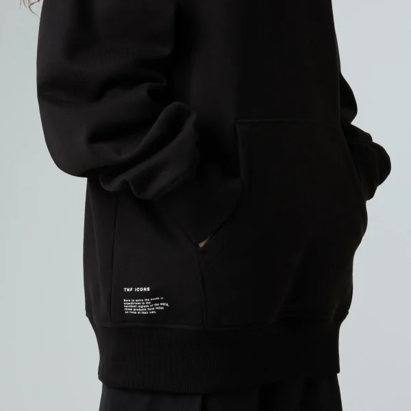 THE NORTH FACE - קפוצ'ון יוניסקס ICON RELAXED – TA8EU8JK3 – tnf-black – 11