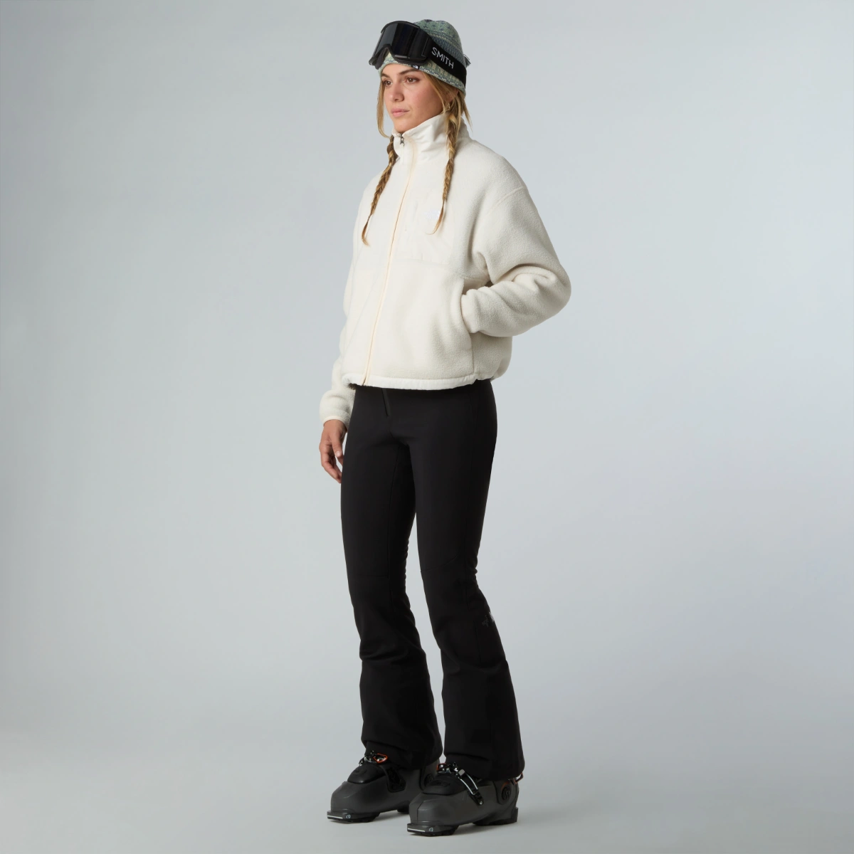 THE NORTH FACE - ג'קט פליס נשים עם רוכסן מלא YUMIORI OFF-PEAK – TA8EUZQLI – white-dune – 1