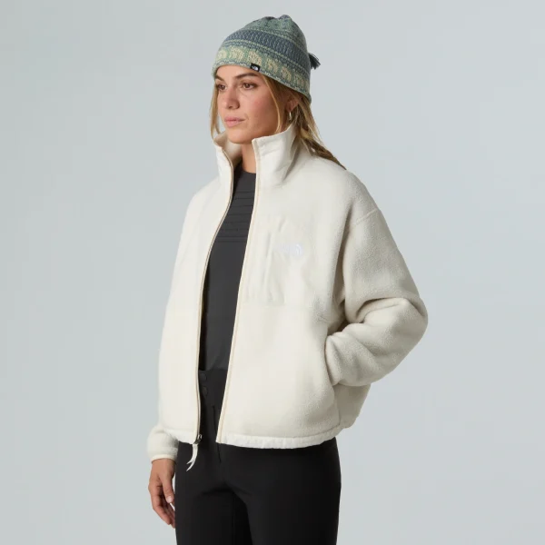 THE NORTH FACE - ג'קט פליס נשים עם רוכסן מלא YUMIORI OFF-PEAK – TA8EUZQLI – white-dune – 3
