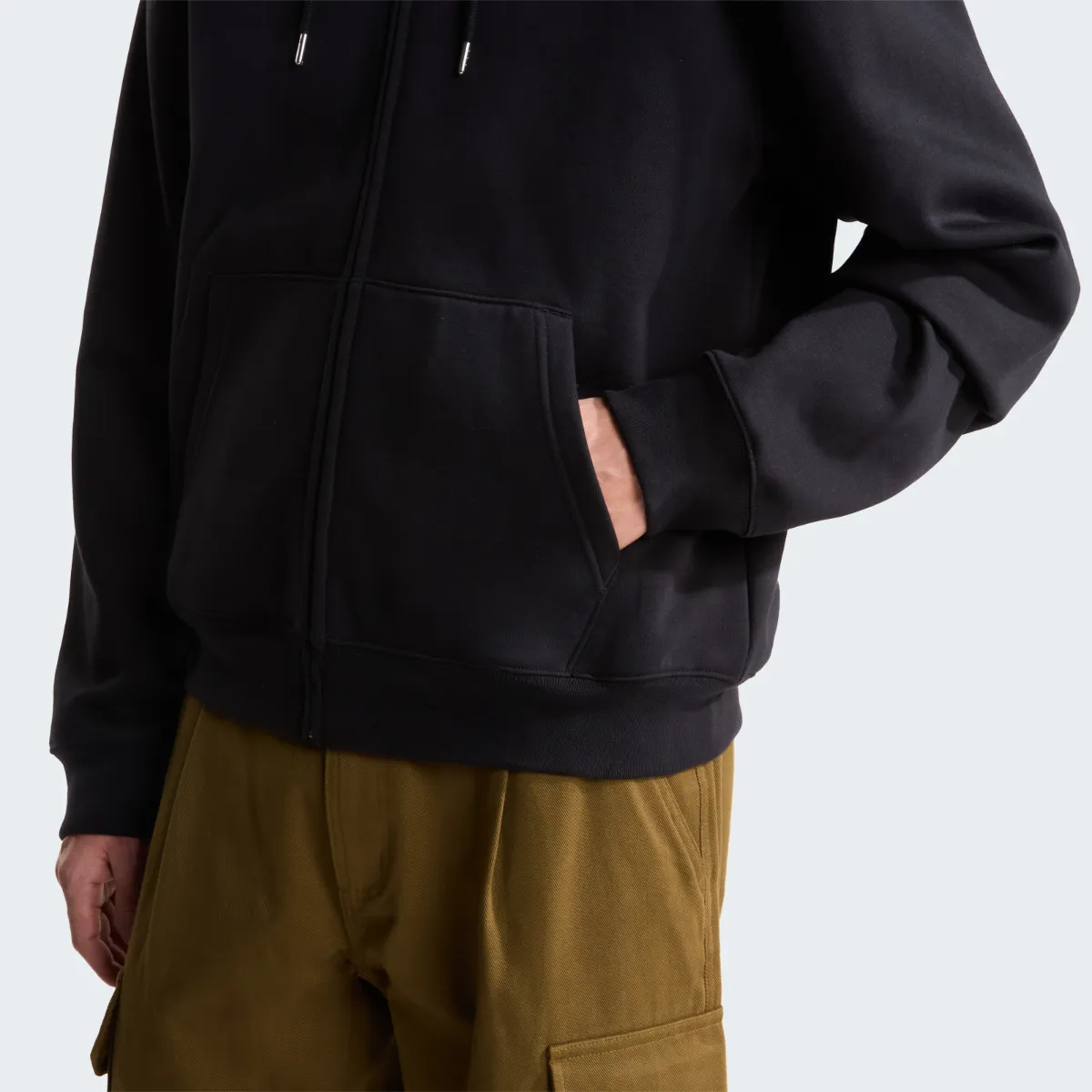 קפוצ'ון רוכסן מלא גברים TNF™ ESSENTIAL SIMPLE DOME