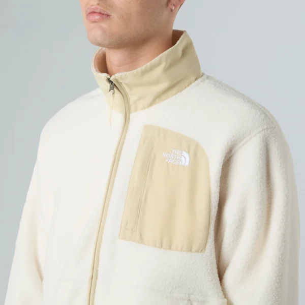 THE NORTH FACE - ג'קט פליס עם רוכסן מלא גברים YUMIORI OFF-PEAK – TA8FKNTOB – white-dune-gravel-2 – 4