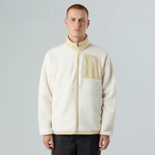 THE NORTH FACE - ג'קט פליס עם רוכסן מלא גברים YUMIORI OFF-PEAK – TA8FKNTOB – white-dune-gravel-2 – 1