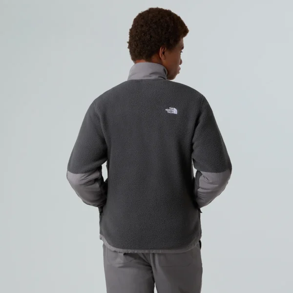 THE NORTH FACE - ג'קט פליס עם רוכסן מלא גברים YUMIORI OFF-PEAK – TA8FKNU3I – asphalt-grey-smoked-pearl – 2
