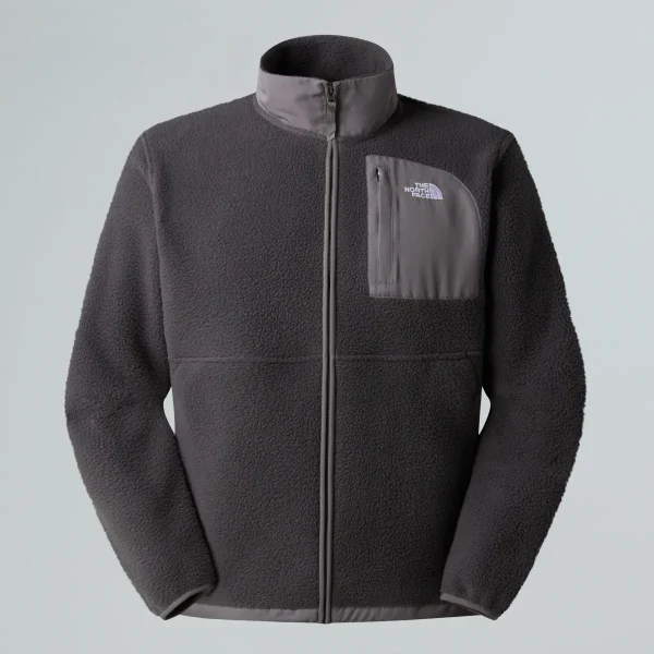 THE NORTH FACE - ג'קט פליס עם רוכסן מלא גברים YUMIORI OFF-PEAK – TA8FKNU3I – asphalt-grey-smoked-pearl – 8