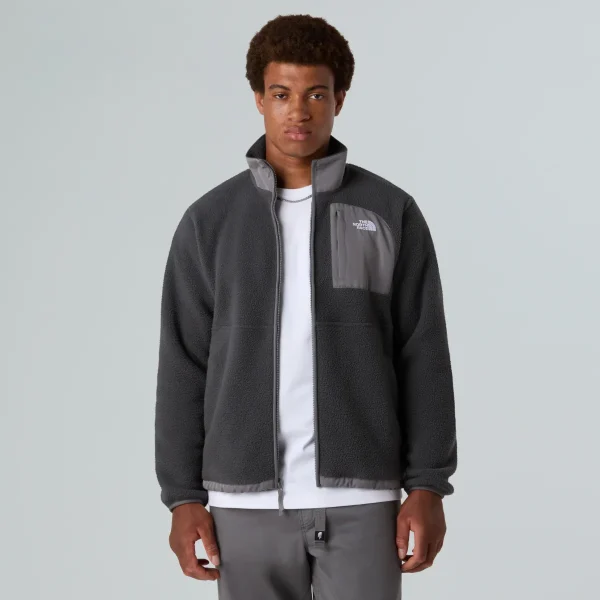 THE NORTH FACE - ג'קט פליס עם רוכסן מלא גברים YUMIORI OFF-PEAK – TA8FKNU3I – asphalt-grey-smoked-pearl – 3