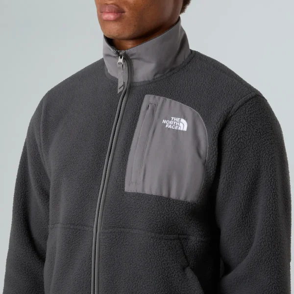 THE NORTH FACE - ג'קט פליס עם רוכסן מלא גברים YUMIORI OFF-PEAK – TA8FKNU3I – asphalt-grey-smoked-pearl – 4