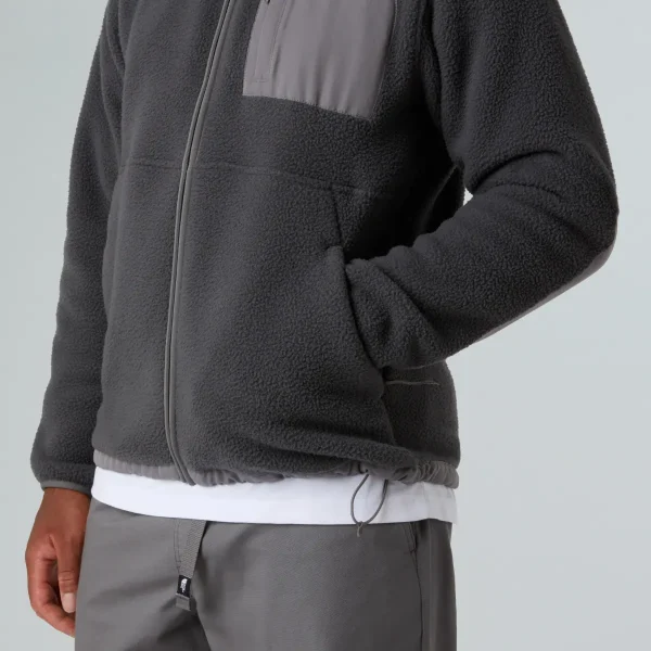 THE NORTH FACE - ג'קט פליס עם רוכסן מלא גברים YUMIORI OFF-PEAK – TA8FKNU3I – asphalt-grey-smoked-pearl – 5