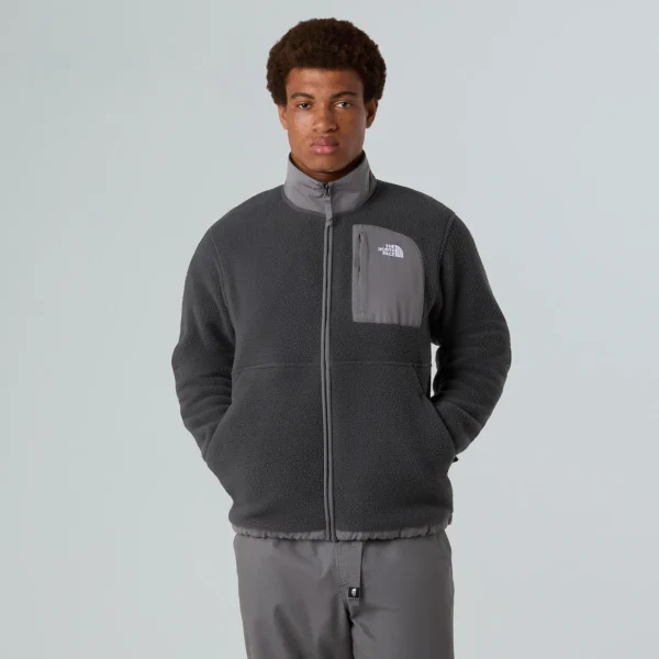 THE NORTH FACE - ג'קט פליס עם רוכסן מלא גברים YUMIORI OFF-PEAK – TA8FKNU3I – asphalt-grey-smoked-pearl – 1