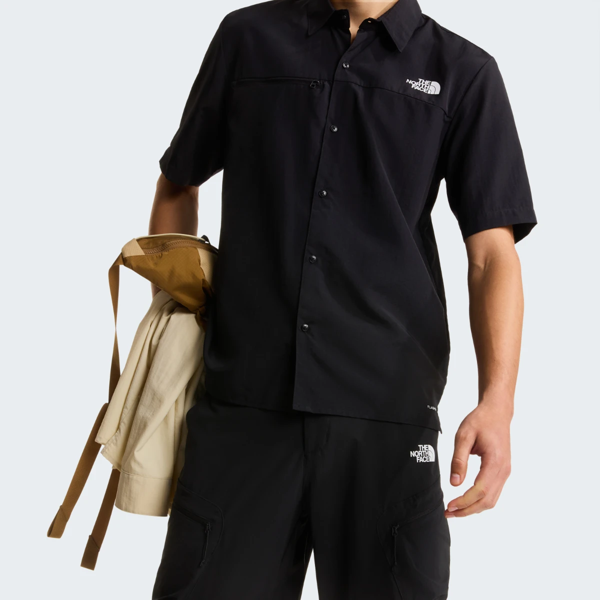 THE NORTH FACE - חולצה מתקפלת גברים PACKABLE – TA8FTQJK3 – tnf-black – 6