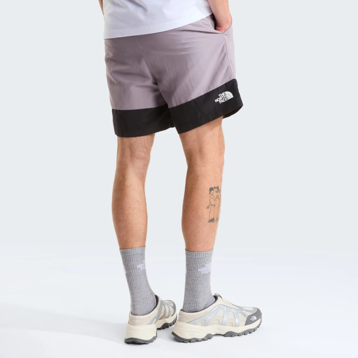 THE NORTH FACE - מכנסיים קצרים גברים LEYNAR – TA8FU8MO6 – transcendent-grey-tnf-black – 3