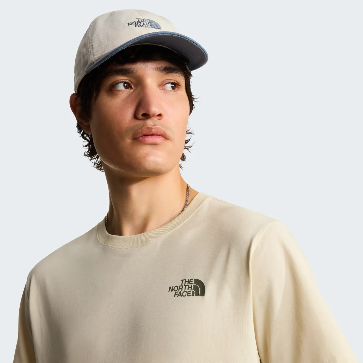 THE NORTH FACE - חולצת טי קצרה גברים MONTE – TA8GA7DOM – desert-stone – 4