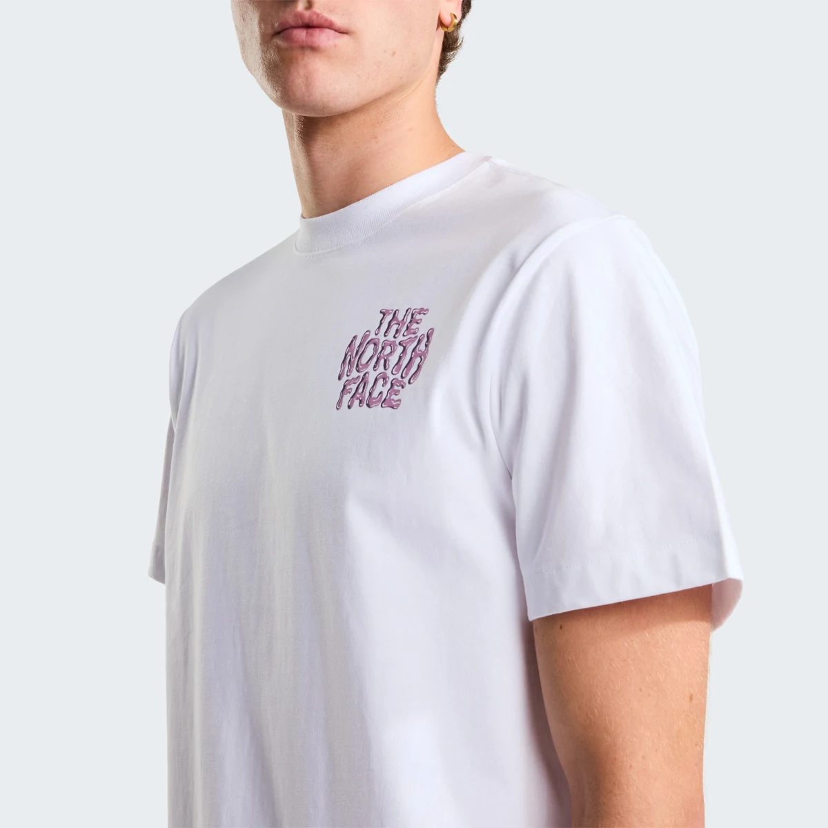 THE NORTH FACE - חולצת טי קצרה גברים DRIP LOGO – TA8GABFN4 – tnf-white – 4