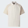 THE NORTH FACE - חולצת פולו יוניסקס UNISEX RUGBY – TA8GAVJN5 – white-dune-desert-stone – 1