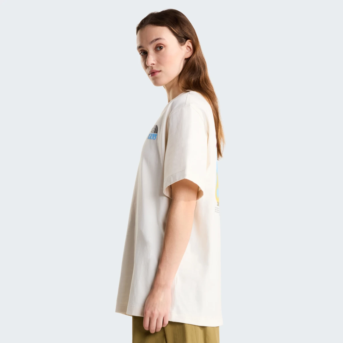 THE NORTH FACE - חולצת טי קצרה גברים 1966 FLORA – TA8GB2QLI – white-dune – 1