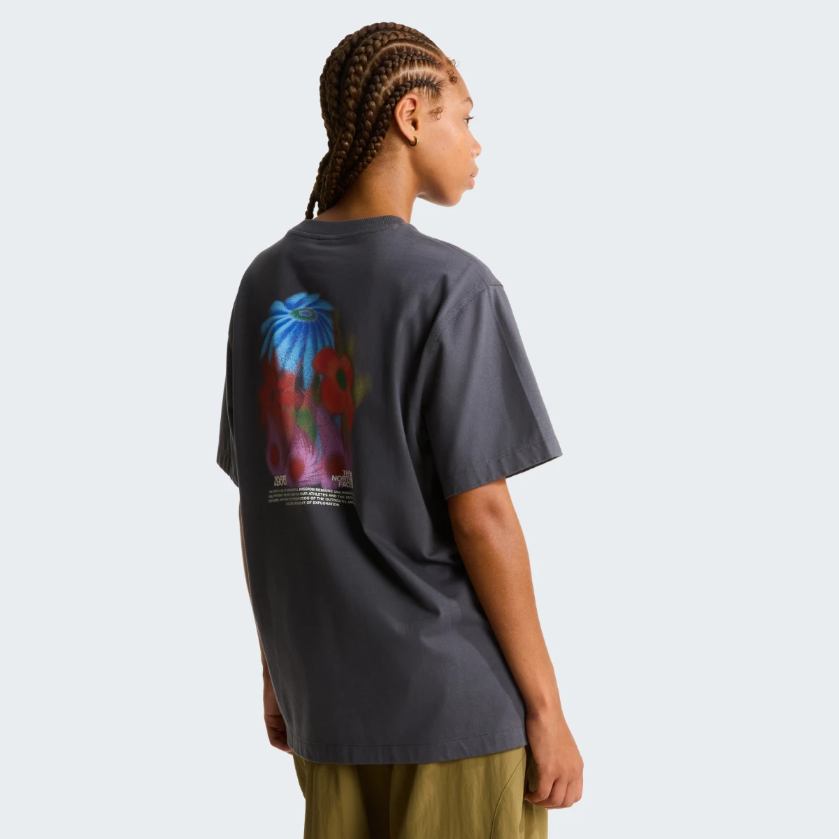 THE NORTH FACE - חולצת טי קצרה גברים 1966 FLORA – TA8GB2RHI – anthracite-grey – 6