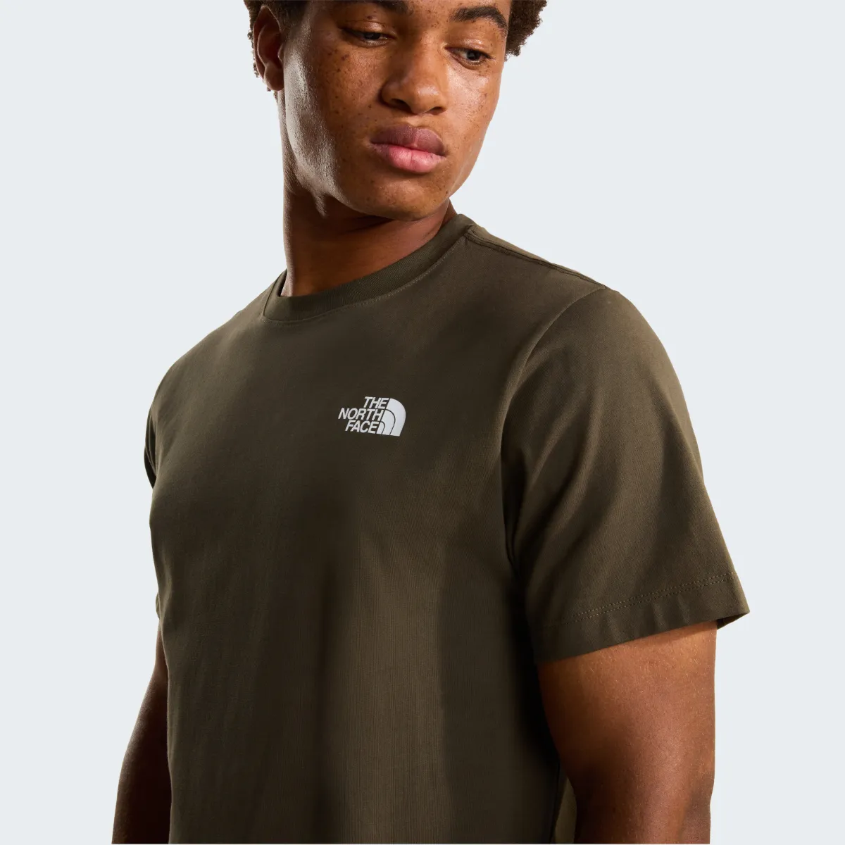 THE NORTH FACE - חולצת טי קצרה גברים NORTH FACES – TA8GUW21L – new-taupe-green – 5