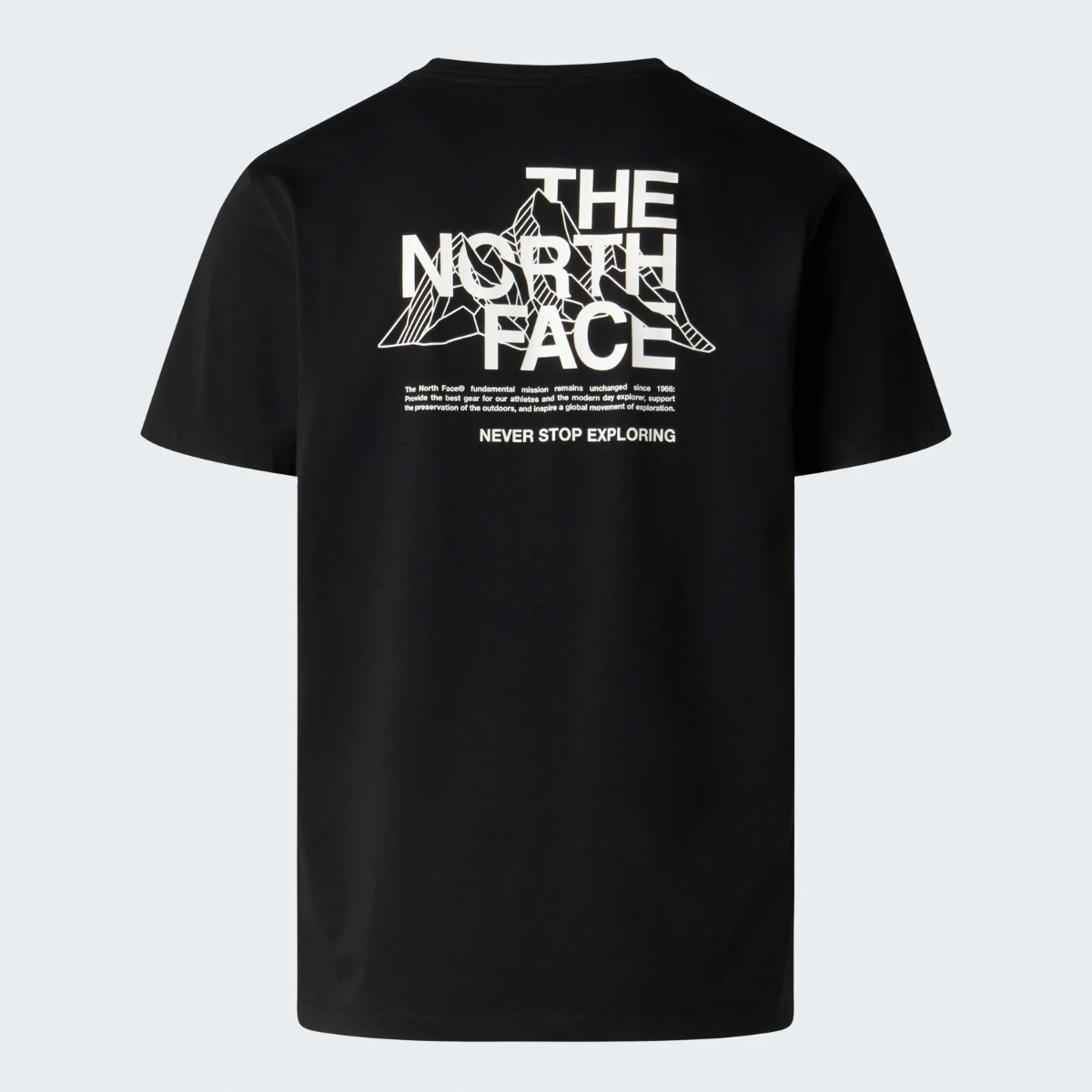 THE NORTH FACE - חולצת טי קצרה גברים MOUNTAIN SKETCH – TA8GUZJK3 – tnf-black – 2